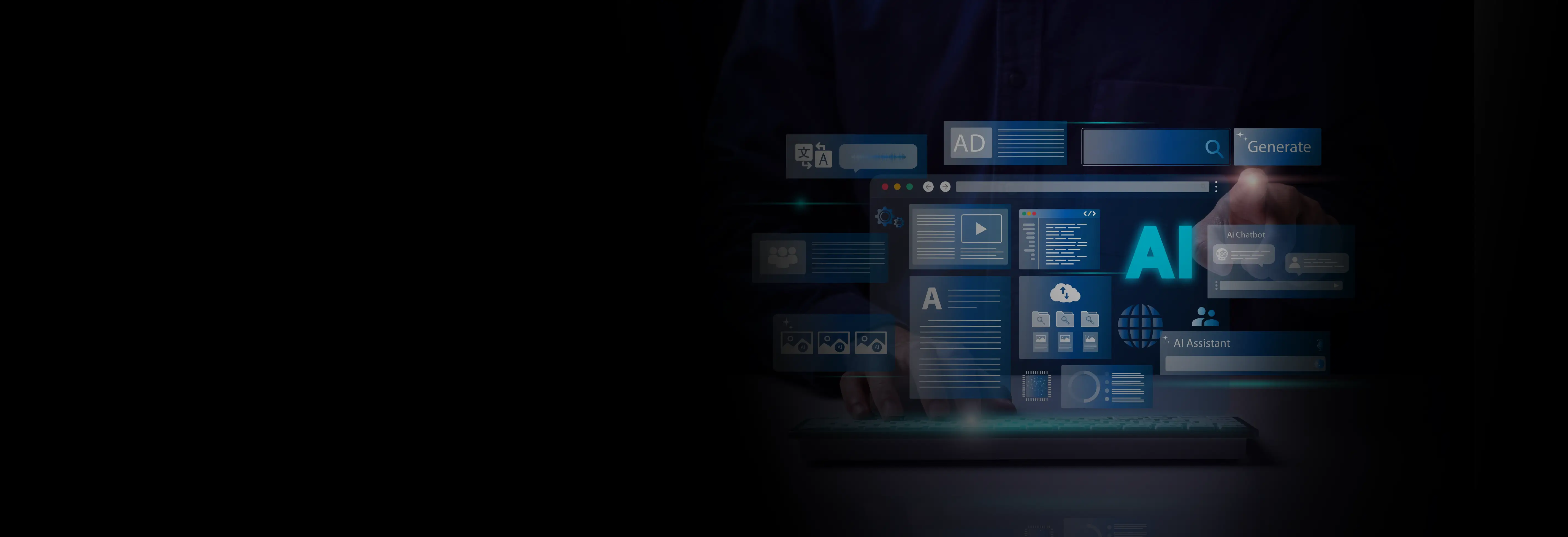 Agentes virtuales IA alta dirección escritorio