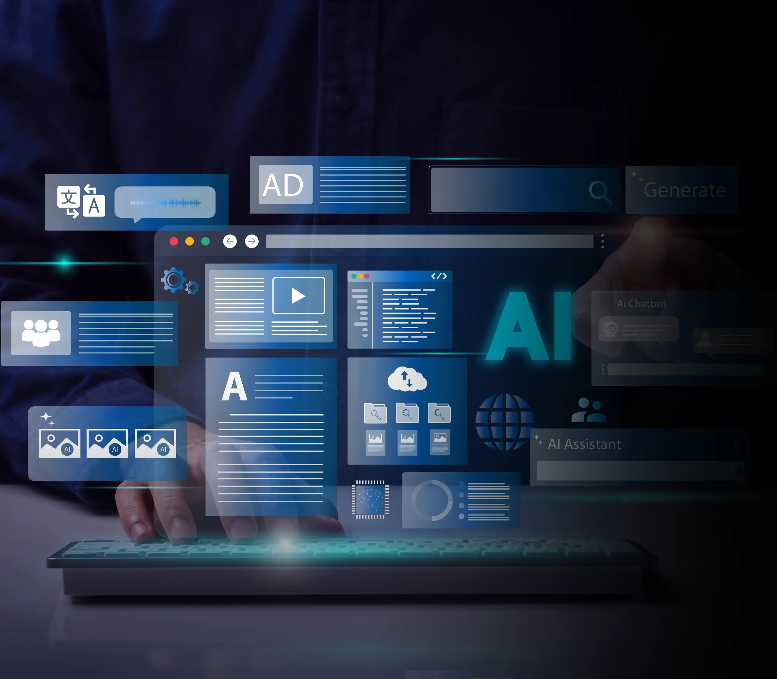 Agentes virtuales IA alta dirección móvil